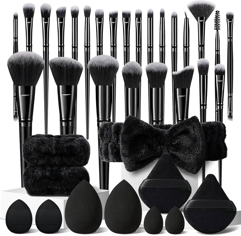 Makeup Brush Set ( BLACK )
